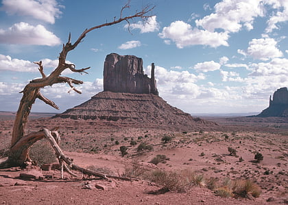 Monumen valley, batu pasir, Buttes, Arizona, gurun, pemandangan, Amerika