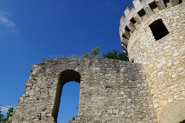 Zamek, ruiny, Tuttlingen, Zamek do honowania, Średniowiecze, Historia, Architektura