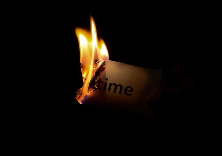 dark, fire, time, paper, flame, heat, burn