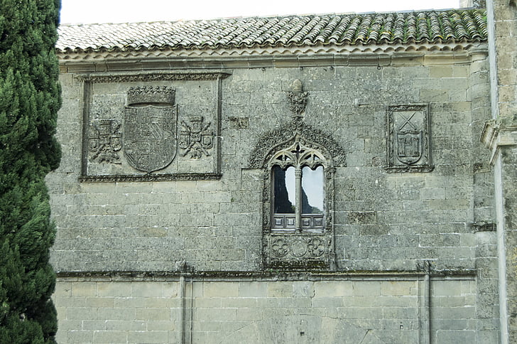 window, building, stone