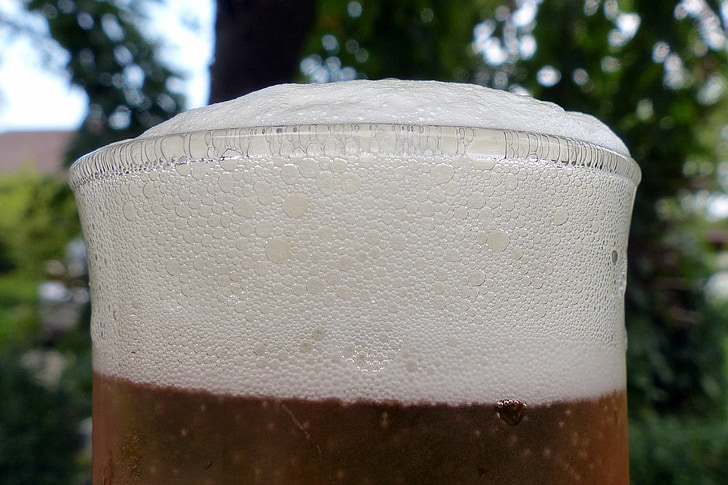 beer, foam, glass, drink, tasty, thirst, refreshment