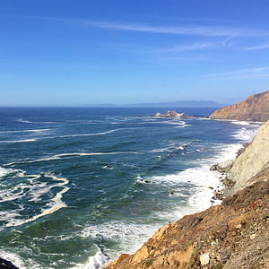 California, óceán, Beach, tengerpart, természet, tenger, csendes-óceáni