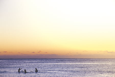 Beach, Horizon, óceán, tenger, tengeri tájkép, Napkelte, naplemente