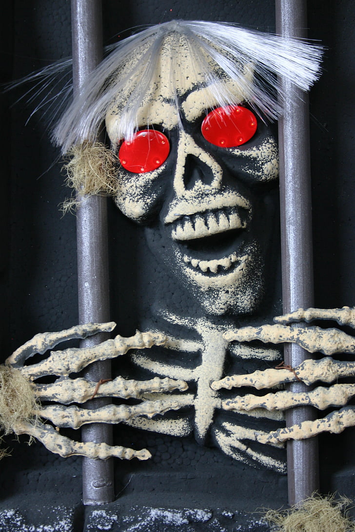 Halloween, esqueleto, raro, decoración, SCARE, Creepy, de miedo