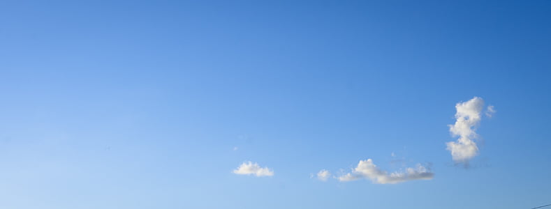 sinine taevas, pilve, päev, pilved