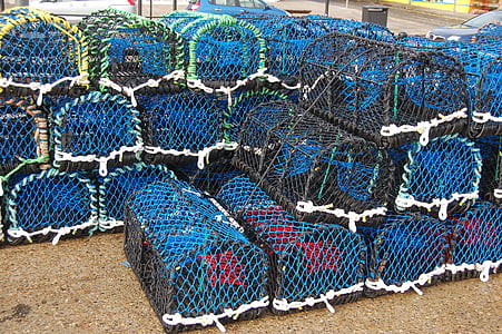 δίχτυα αλιείας, ψαράς, Ωκεανός