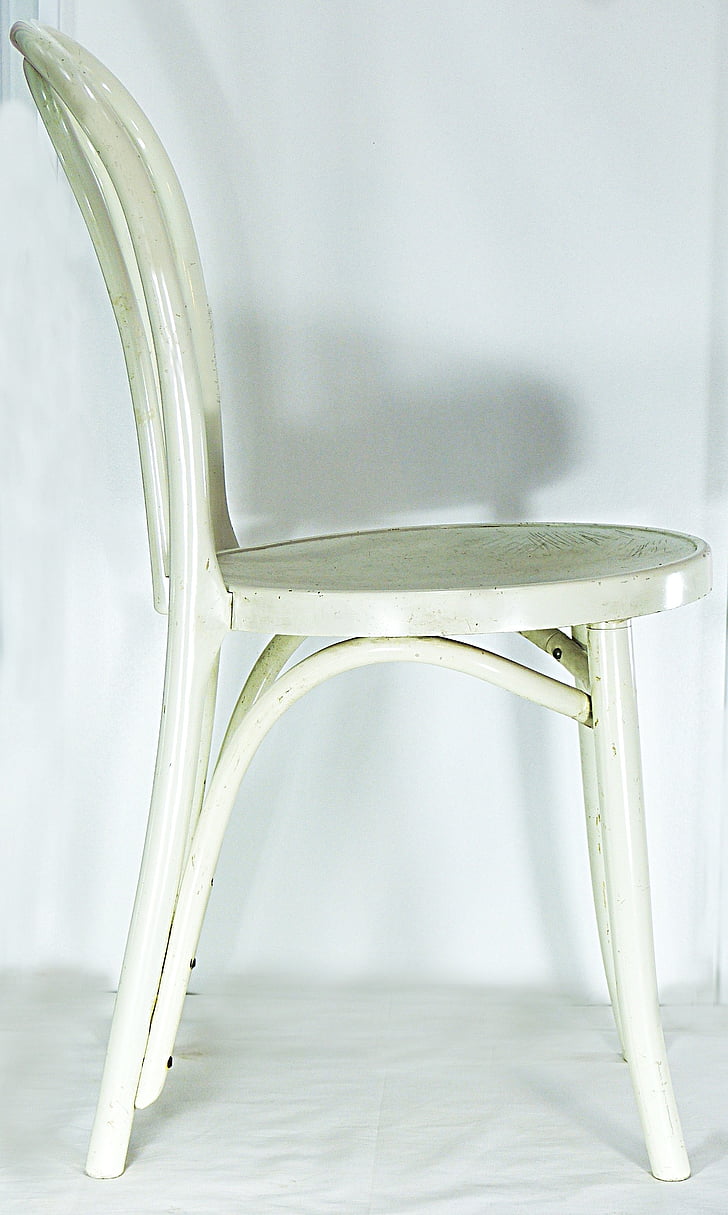 stol, bela, notranja oprema, sit