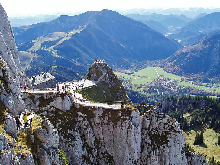 Mountain, Wendelstein, bergen, landskap, Visa, Alpin, Oberbayern