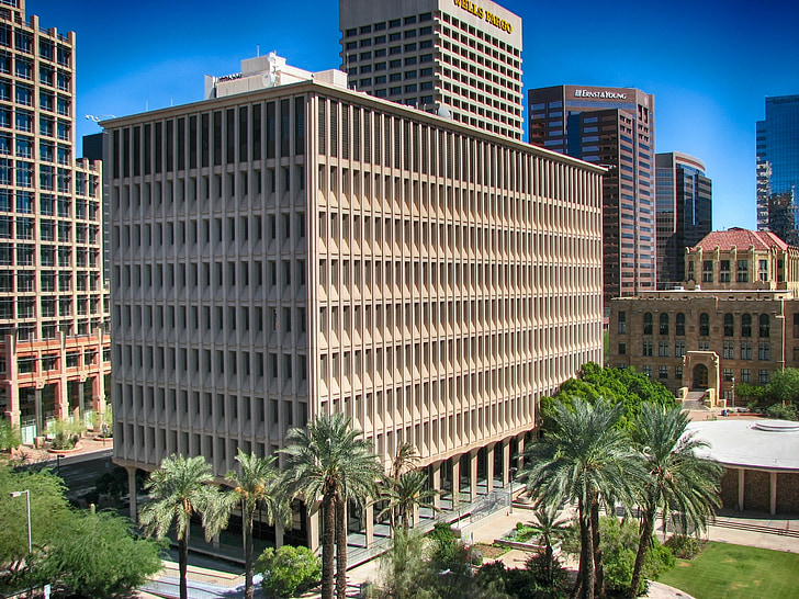 Phoenix, Arizona, Stadt, Städte, Urban, Skyline, Gebäude