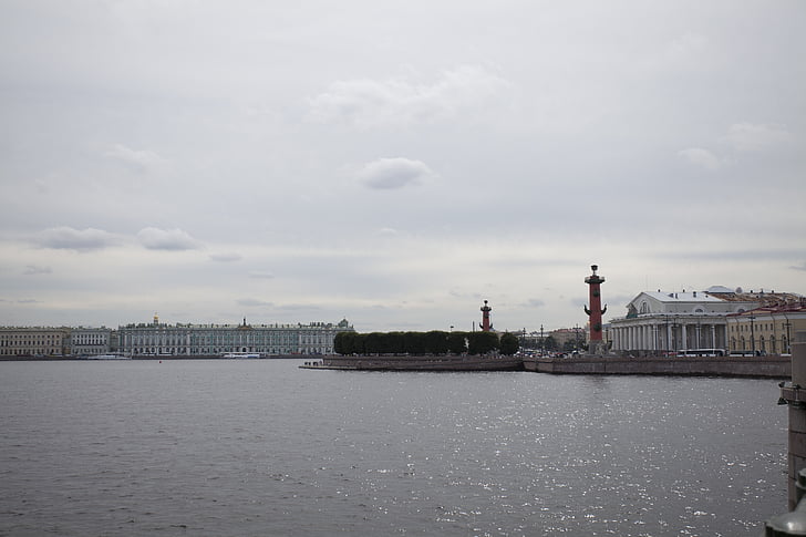 st peterburg, russia, neva river, river