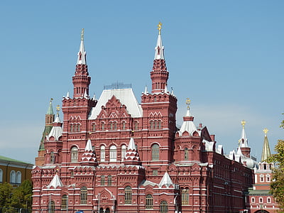 เครมลิน, มอสโก, รัสเซีย, เมืองหลวง, สี่เหลี่ยมสีแดง, สถาปัตยกรรม, ในอดีต