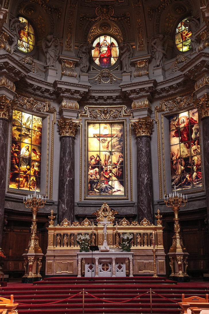 altar, architecture, art, cathedral, catholic, christianity, church