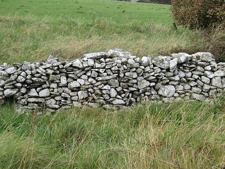 muur, stenen, Ierland, stenen materiaal, muur - gebouw functie, het platform
