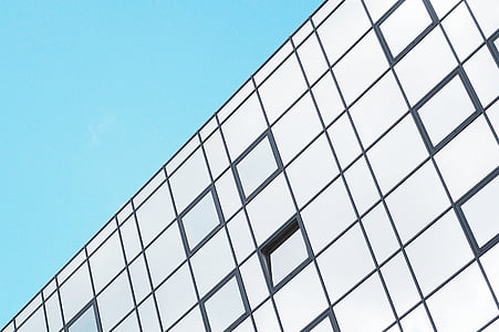 modrá, Sky, Sunshine, budova, Architektúra, mesto, Urban