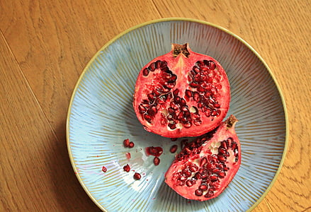 pomegranate, fruit, tropical fruit, red, cores, seeds, healthy