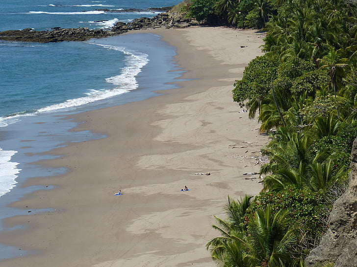 plaža, pijesak, more, val, odmor, Pacifik, rezervirano