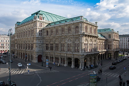 opera, vienna, austria, building, architecture