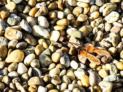 background, pebbles, stone, holidays, autumn, structure, color