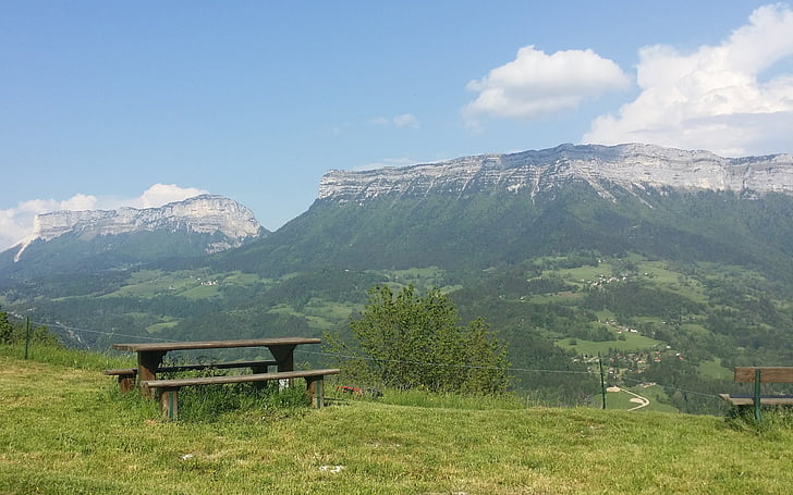 Massif de la chartreuse, Mountain, Alperna, vandring, naturen, sommar, Savoie