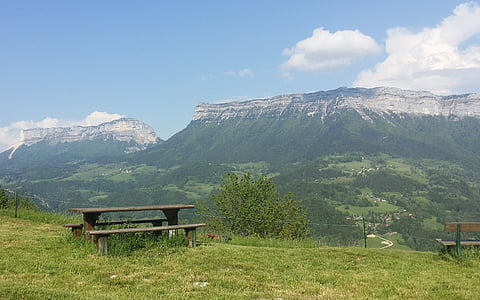 Massif de la chartreuse, Gunung, Alpen, Hiking, alam, musim panas, Savoie