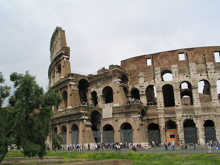 arkitektur, romerska riket, turism