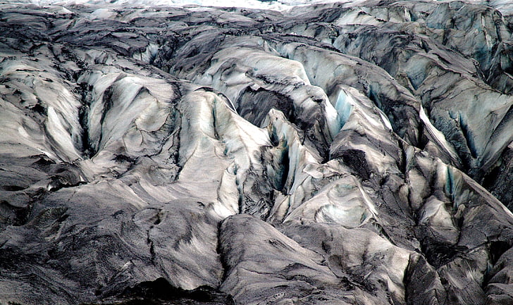 gleccser, Izland, táj, táj, természetes, vadon élő, kültéri