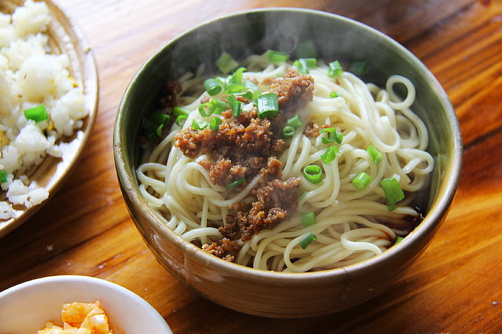 noodles, dan dan, food, traditional, local, yummy, delicious
