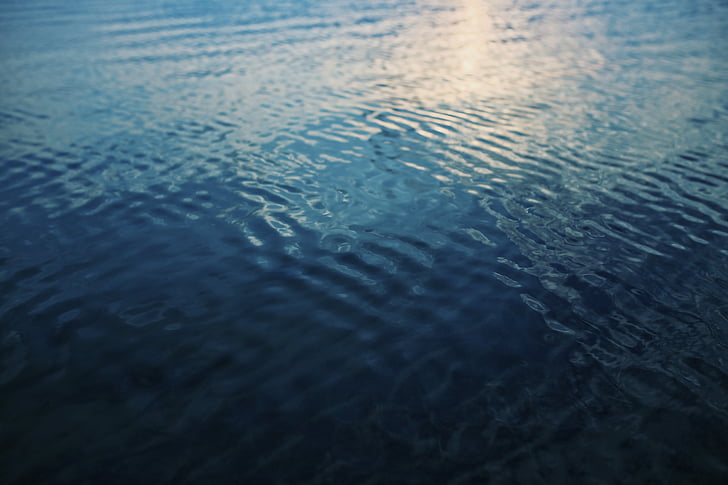 eau, Lac, mer, vagues, nature, bleu, réflexion