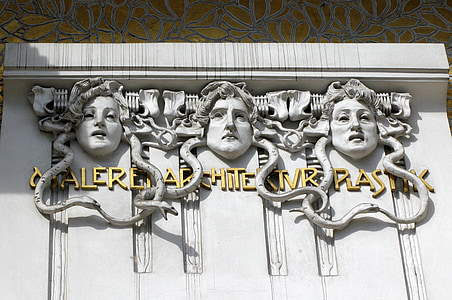 Viena, Secessió, llibertat, Klimt, arquitectura, escultura, estàtua