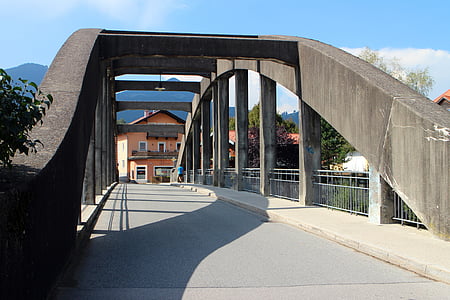 arquitectura, edificio, puente, hormigón, Puente de hormigón, antiguo, históricamente