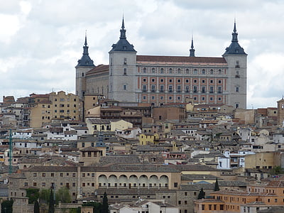 Toledo, Spanien, Kastilien, gamla stan, historiskt sett, medeltiden, historiska centrum