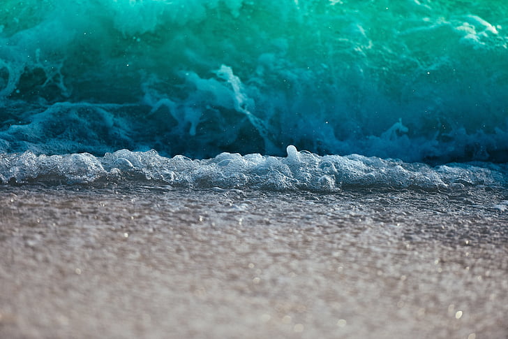 vode, plava, oceana, more, trenutni, priroda, plaža