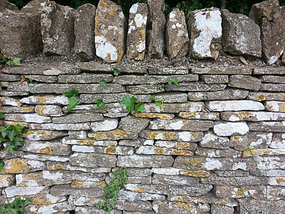 piedra, pared, natural, antiguo, textura, patrón de, áspero