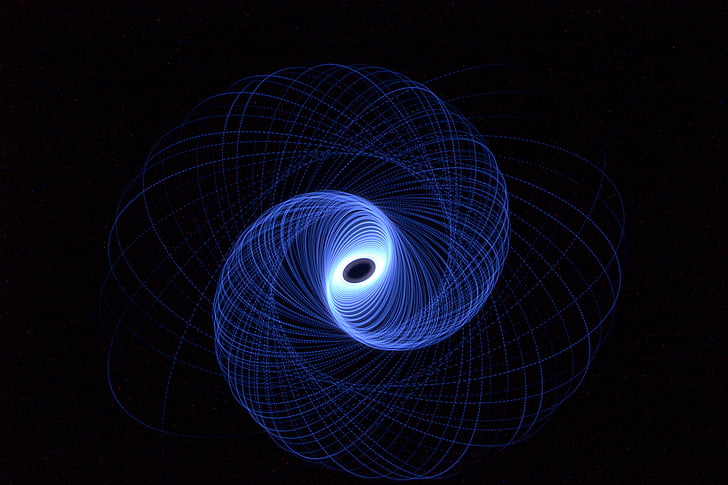 light, vortex, motion, spiral, symmetry, glow, whirl