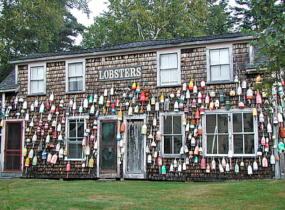 Lobster, New england, Amerika Serikat, rumah, Maine