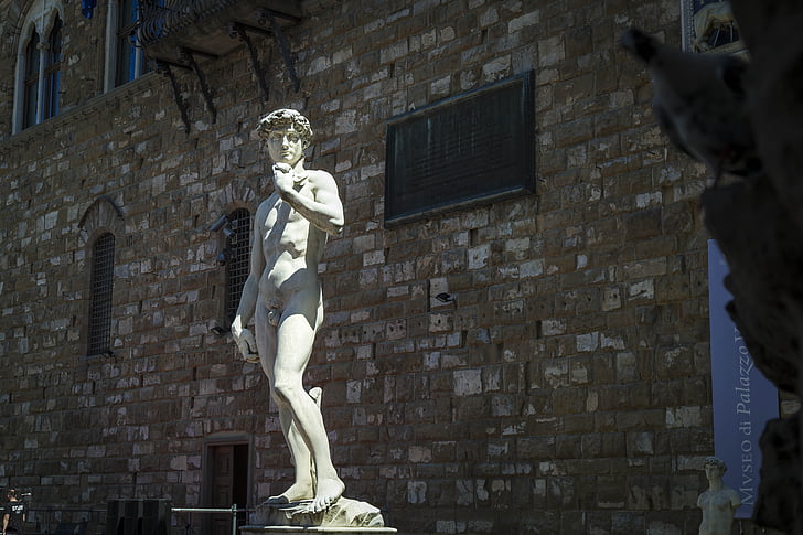 David, staty, Florens, Europa, Italien, Toscana, Michelangelo