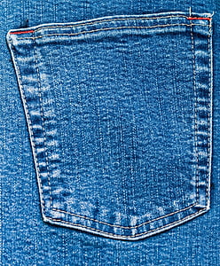 modrá, džínsy, Foto, Denim, džínsy, vrecko, detail, materiál