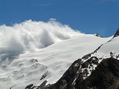 Alpine, vuoret, jäätikkö, Itävalta, Tiroli, Ötztal