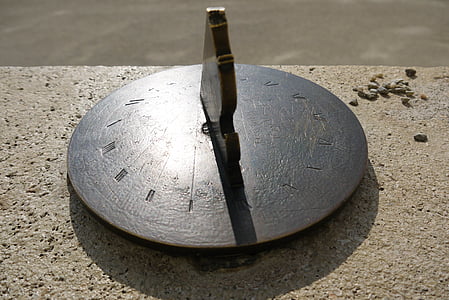sundial, clock, pointer, sun, time indicating