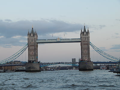 Тауэрский мост, Thames, Лондон, Англия, Лондон, Башня, мост