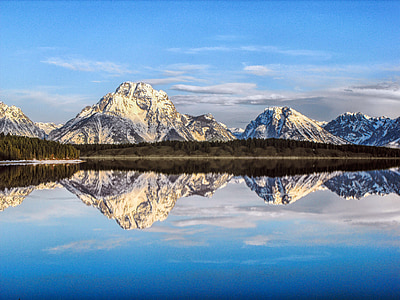 Alaska, landskab, Sky, Mountain, rejse, sne, natur