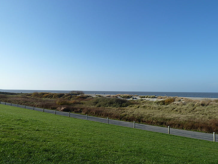 Ida-Friisimaa, Sea, rannikul, : Norddeich, Saksamaa