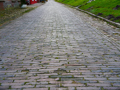 patch, paving stones, paved, architecture, road, old, away