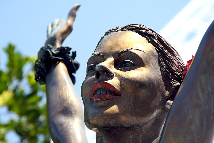 Kylie minogue-szobor, Melbourne-ben, Ausztrália, corlett Péter, Waterfront city