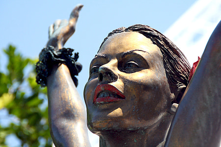 Kylie minogue socha, Melbourne, Austrálie, Petr corlett, nábřeží města