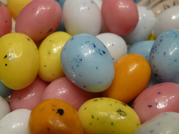 sucre œufs, oeufs de Pâques, oeuf, sucre, douceur, marque, coloré