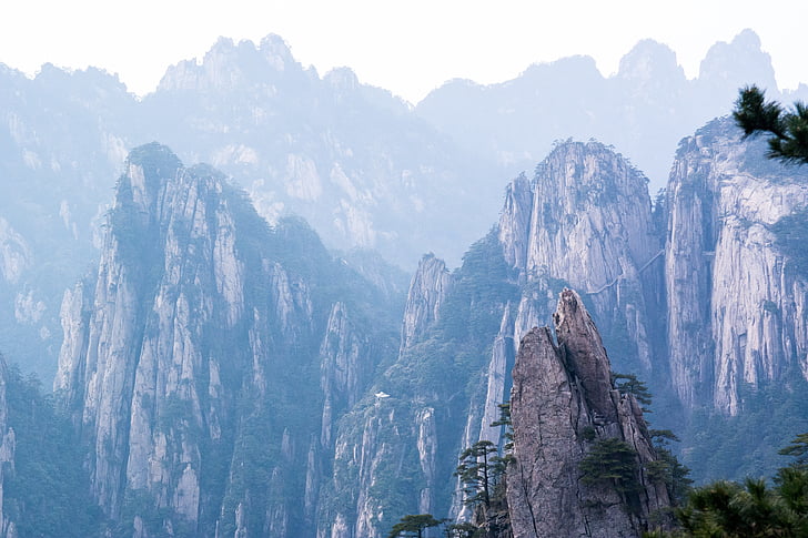 sulfuric acid, munte, Republica Populară Chineză, rock, turism, Top, Panorama superba