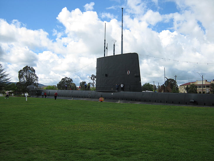 submarino, Germantown, Holbrook, guerra, militar, Marinha, antigo submarino
