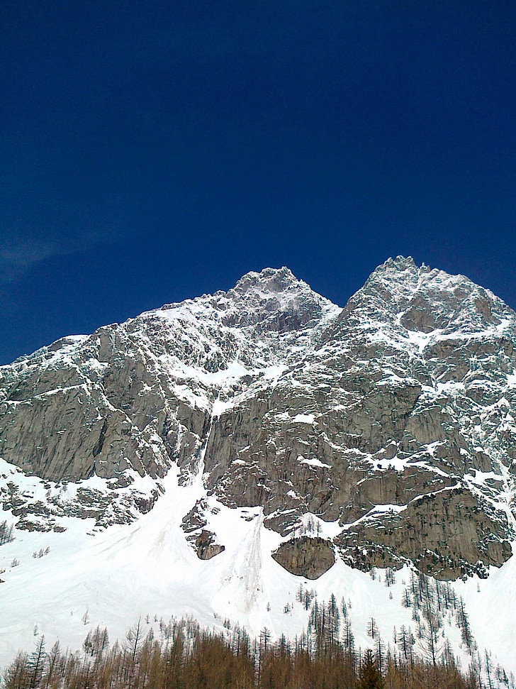 montagne, Courmayeur, ski
