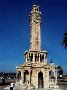 Izmir, Turcja, Mansion, Ege, sztuka, Wieża zegarowa, na